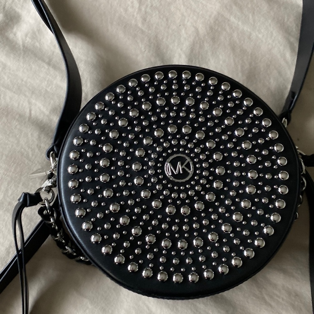 MK Studded leather purse